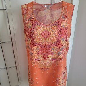 CAbi | Merrow Edge Orange Floral Tank - Style 268